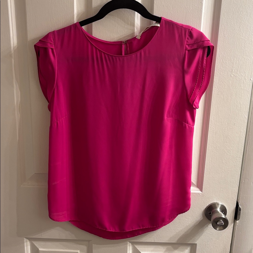 Amanda Uprichard Fuchsia Top